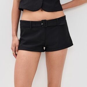 Lioness High Waist Black Shorts